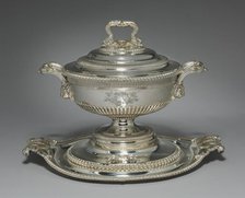 Covered Tureen on Stand, 1812. Creator: Paul Storr (British, 1771-1844).