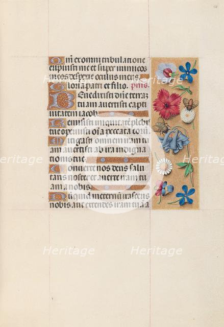 Hours of Queen Isabella the Catholic, Queen of Spain: Fol. 128r, c. 1500. Creator: Master of the First Prayerbook of Maximillian (Flemish, c. 1444-1519); Associates, and.