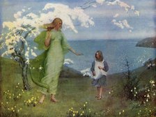 'A Vision of Spring', 1902, (1936). Creator: Thomas Millie Dow.