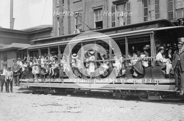 Fresh air outing, 1913. Creator: Bain News Service.