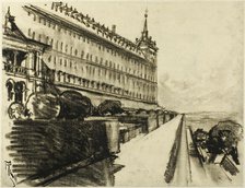 The Endless Escorial, c. 1903. Creator: Joseph J Pennell.