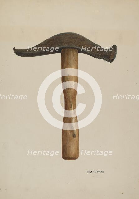 Hammer, c. 1939. Creator: R.J. De Freitas.