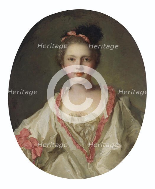 Portrait of Marie-Thérèse Geoffrin (1715-1791), Marquise de la Ferté-Imbault, 1739. Creator: Nattier, Jean-Marc (1685-1766).