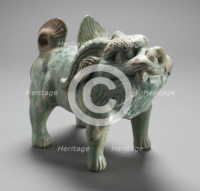 Funerary Sculpture of a Dog, Eastern Han Dynasty (25-200 A.D.). Creator: Unknown.