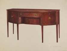 Sheraton Sideboard, c. 1942. Creator: Amos C. Brinton.