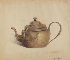 Teapot, 1935/1942. Creator: Frank Nelson.