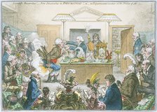 Chemical lecture, 1802. Artist: James Gillray