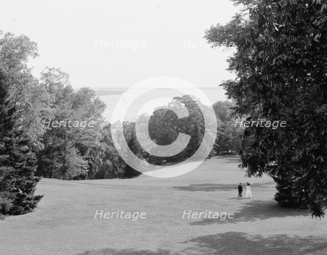 Down the Potomac from Mt. Vernon, c.between 1910 and 1920. Creator: Unknown.