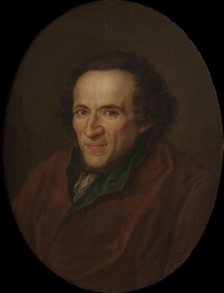 Portrait of Moses Mendelssohn (1729-1786) , Early 1780s. Creator: Anonymous.