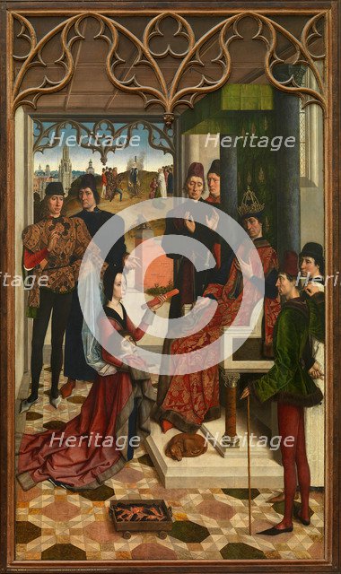 The Justice of Emperor Otto III: Ordeal by Fire, 1471-1475. Artist: Bouts, Dirk (1410/20-1475)