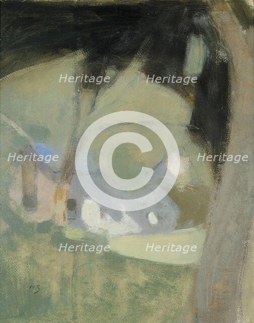 The Old Brewery (Composition), 1918. Creator: Schjerfbeck, Helene (1862-1946).