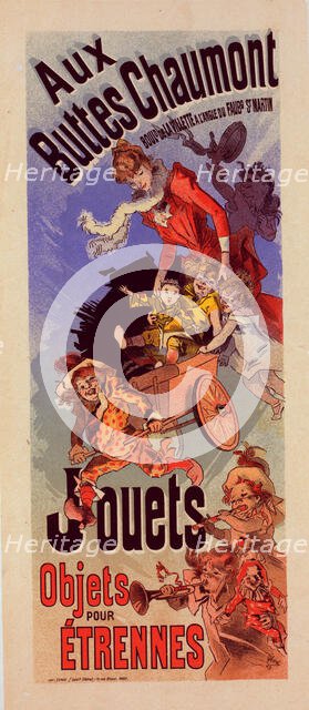Affiche pour le Magasin des "Buttes Chaumont", c1899. Creator: Jules Cheret.