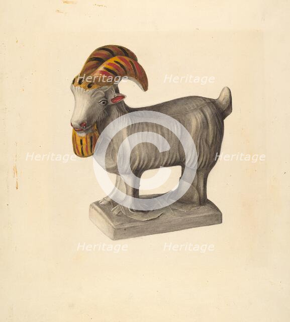 Goat, c. 1938. Creator: Mina Lowry.