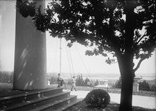 Arlington Mansion - Columns, 1917. Creator: Harris & Ewing.