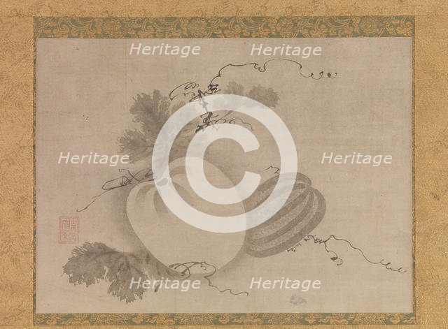 Melons, late 16th century. Creator: Yamada Doan.