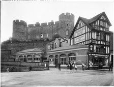 Morris's Cafe, Castle Gates, Shrewsbury, Shropshire, 1933. Creator: London Midland and Scottish Railway.