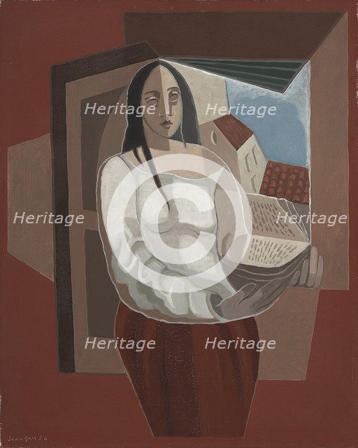 La liseuse, 1926. Artist: Gris, Juan (1887-1927)