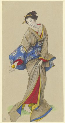 Geisha, 1866. Creator: Eduard von Steinle.