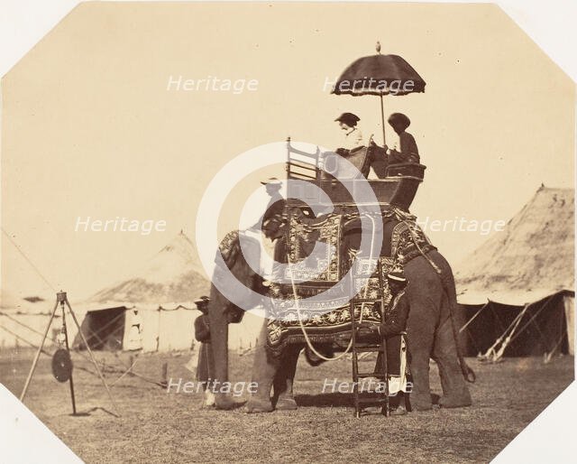 [Lady Canning], 1858-61. Creator: Jean Baptiste Oscar Mallitte.