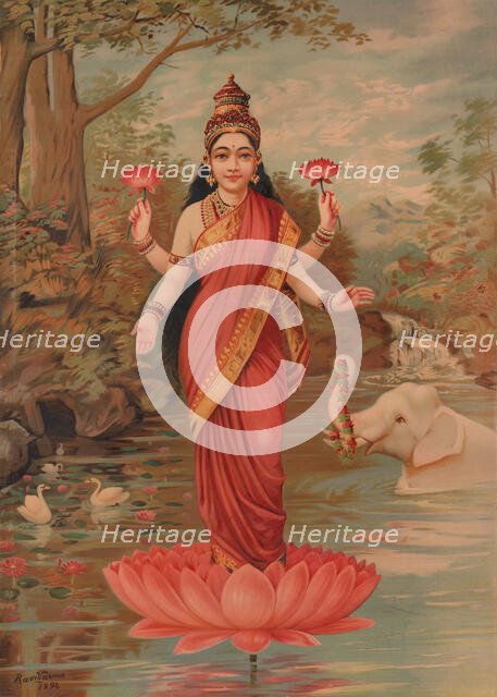 Lakshmi, 1894. Creator: Unknown.