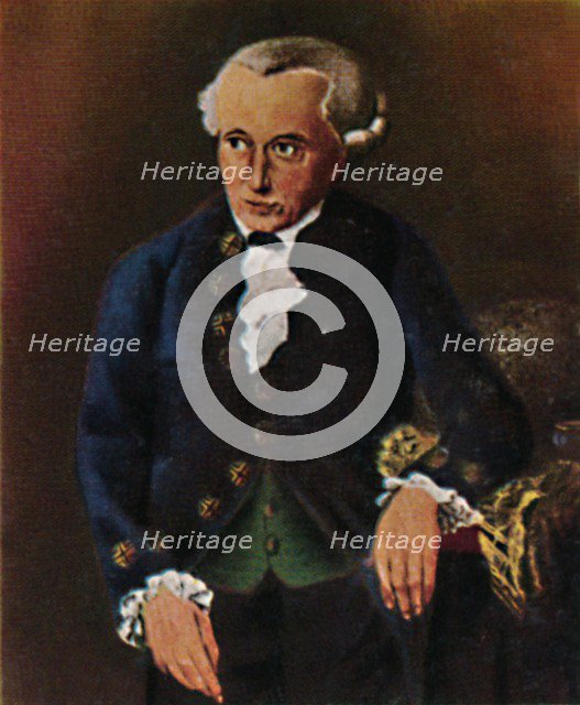 'Immanuel Kant 1724-1804. - Gemälde von Döbler', 1934. Creator: Unknown.