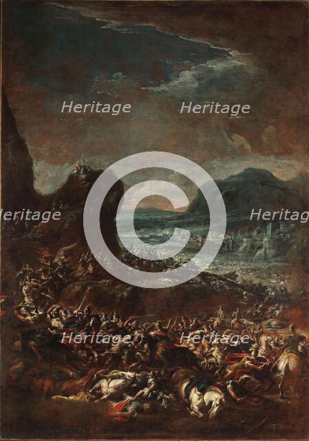 Jewish people led by Moses and Aaron, 1721-1727. Creator: Spolverini (Mercanti), Ilario Giacinto (1657-1734).