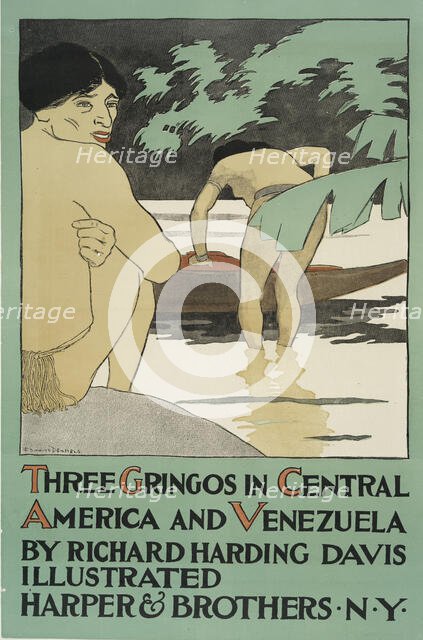 Three Gringos in Central America and Venezuela by Richard Harding Davis Illustrated..., c1896. Creator: Edward Penfield.