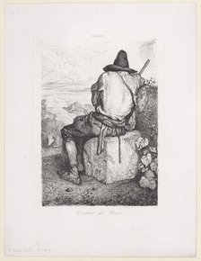 Pig Keeper, 1843. Creator: Alexandre Gabriel Decamps.