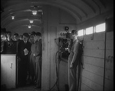 Radio Operator on a Train, 1931. Creator: British Pathe Ltd.