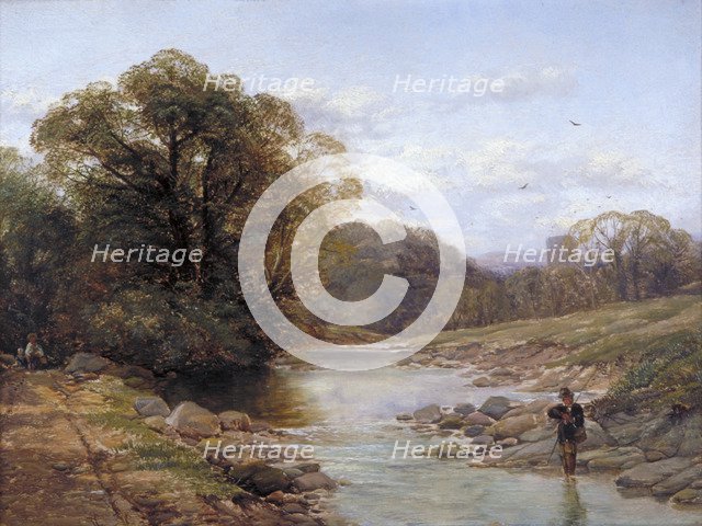 'A Sylvan Stream', 19th century. Artist: Thomas Creswick