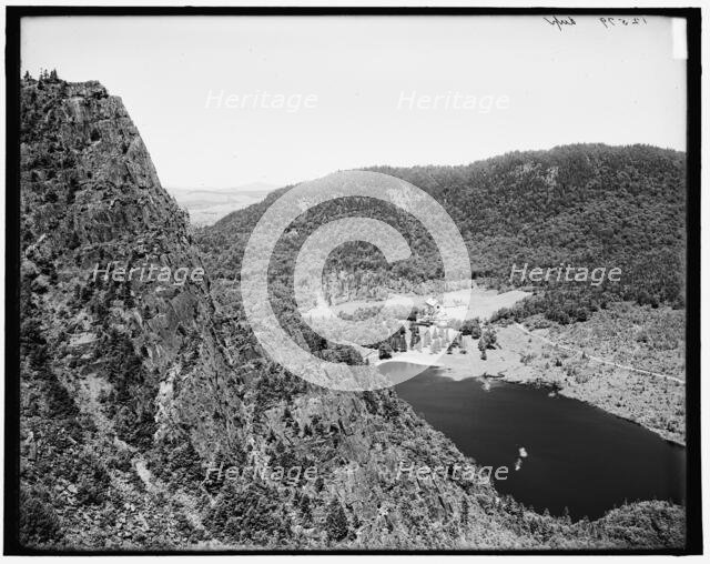 Lake Glorietta [sic] and Table Rock from Old King, Dixville Notch, New Hampshire, c1890-1901. Creator: Unknown.