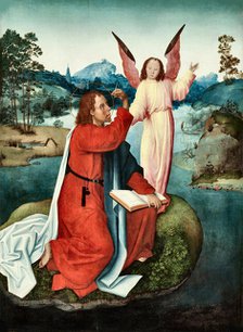 Saint John the Evangelist on Patmos, 1490-1500. Creator: Master of Saint John the Evangelist (active 1490-1500).