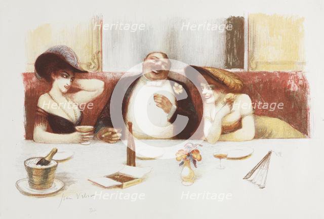 Chez Durand, 1904. Creator: Jean Veber (French, 1868-aft 1907).