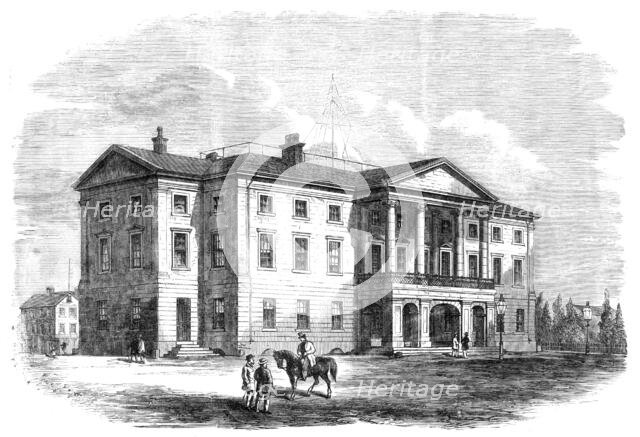 Province Building, Charlotte Town, Prince Edward Island, 1864. Creator: Unknown.