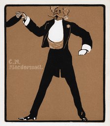 CH MacDermott (1845-1901), music hall star, late 19th century. Artist: Unknown