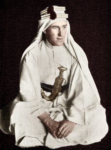 Lawrence of Arabia, early 20th century.  Artist: Unknown.