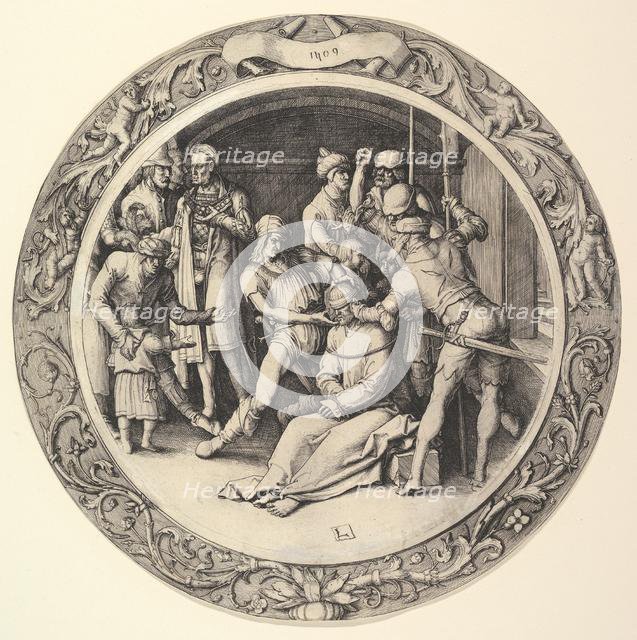 The Mocking of Christ, from the Circular Passion, 1509. Creator: Lucas van Leyden.