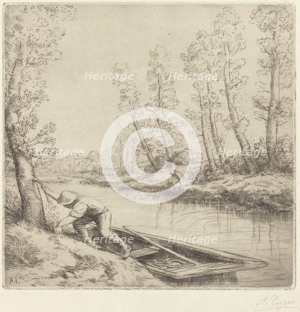 Morning along the River (La matin sur la riviere). Creator: Alphonse Legros.