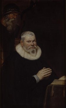 Portrait of Willem van Meerbeeck with Saint William of Aquitaine, 1620. Creator: Cornelis de Vos.