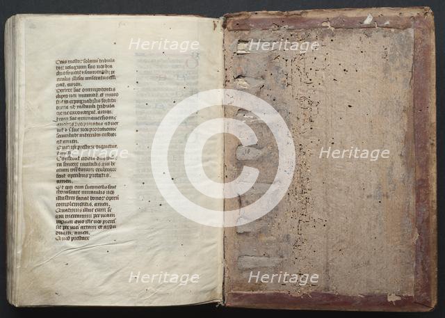 The Gotha Missal: Fol. 164v, Text, c. 1375. Creator: Master of the Boqueteaux (French); Workshop, and.