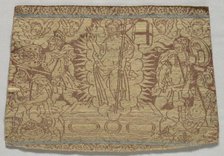 Fragment of Band Showing Resurrection, 1500s. Creator: Unknown.