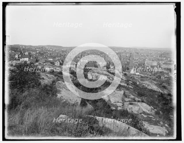 General view from bluffs, Duluth, Minn., c1898. Creator: Unknown.