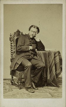 Portrait of the Composer Léon Kreutzer (1817-1868). Creator: Desmaisons, Émile (1812-1880).