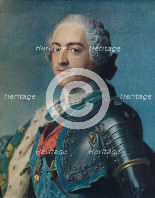 'Louis XV', 1748. Artist: Maurice-Quentin de La Tour.