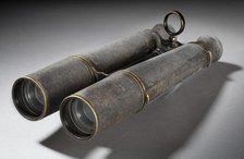Binoculars used by Thaddeus S. C. Lowe, 1860s. Creator: Unknown.