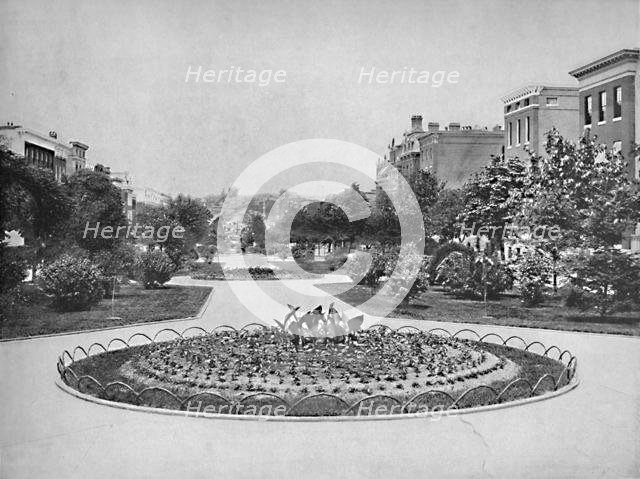 'Eutaw Place (looking north), Baltimore, Md.', c1897. Creator: Unknown.