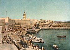 ''Port de Casablanca; Afrique du nord', 1914. Creator: Jules Gervais-Courtellemont.