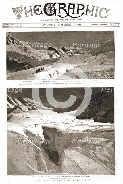 ''The Graphic, Front Cover Saturday, September 5, 1891', 1891. Creator: Unknown.