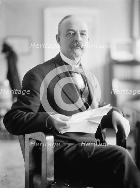 Cato Sells, Commr., Bureau of Indian Affairs, Interior Department, 1914. Creator: Harris & Ewing.