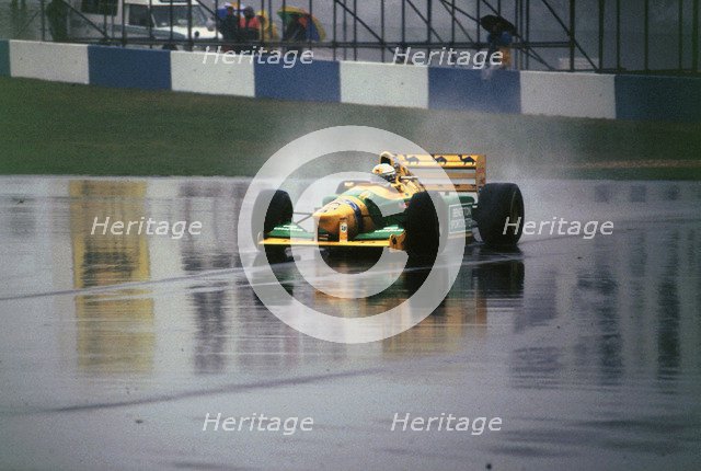 Benetton B193A Ricardo Patrese 1993 Euro GP at Donington Artist: Unknown.